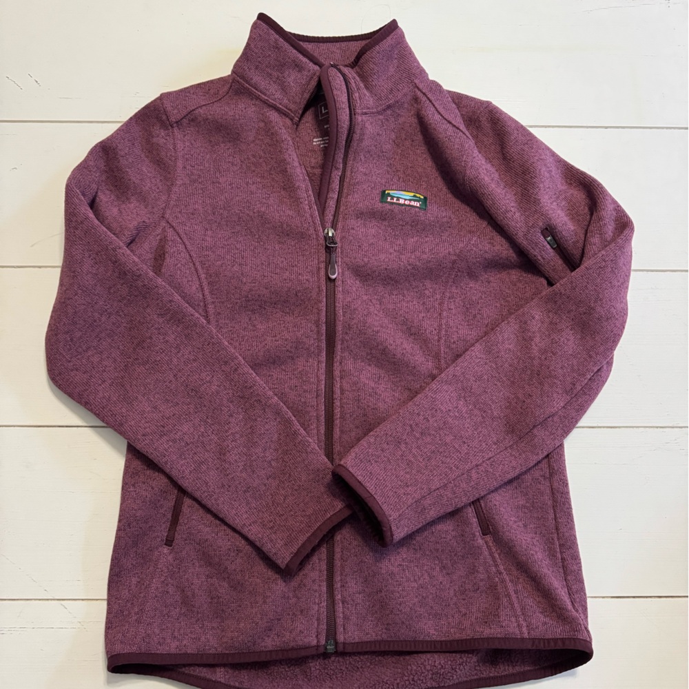 L.L.Bean Sweater Fleece Full Zip Jacket